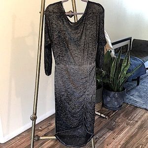 Free People Side Ruched Body Con Dress